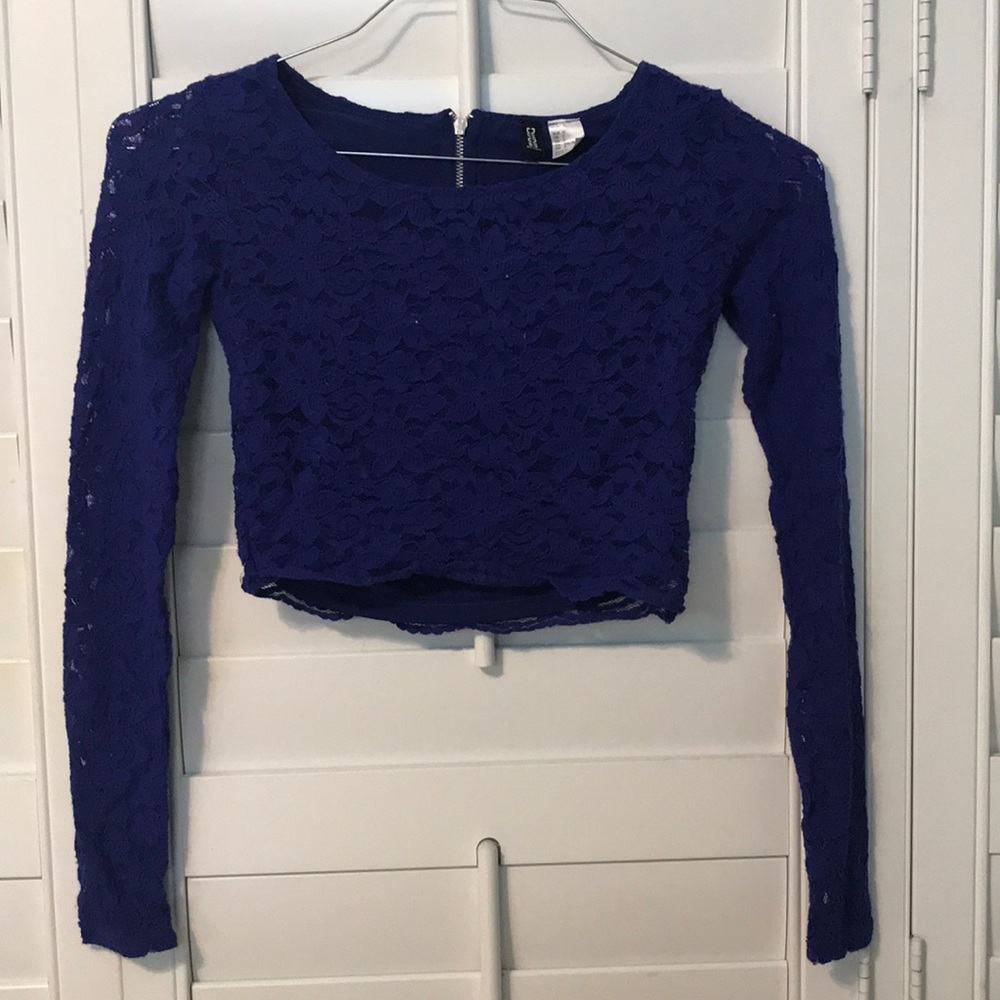 Lace crop top